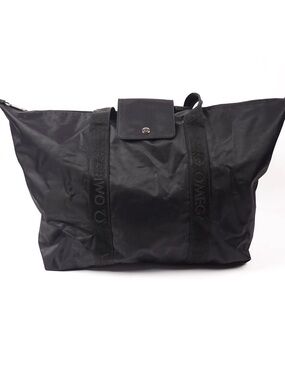 Omega Black Nylon Travel Tote Bag